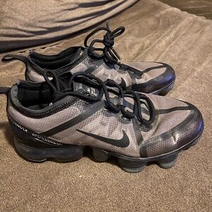 Nike Vapormax Gray and Black Sneakers